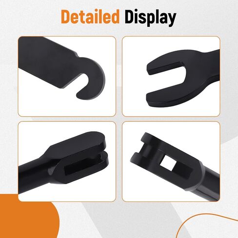 MaxPeedingRods 10pcs مجموعة مفكري القابض من المعجبين ، مجموعة أدوات إزالة القابض مع Ford/GM/chrysler/Jeep/VW/BMW ، يقوم مجموعة Spanner بإصلاح Auto Repirn in Kuwait