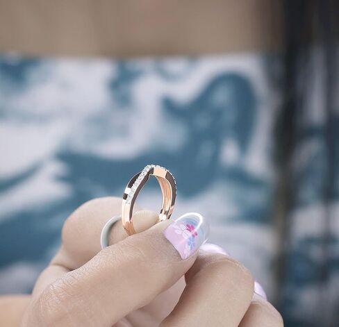 Dazzlingrock Collection 0.25 Cttw Round White Diamond Contour Wedding Band for Women in 14K Solid Gold in Saudi Arabia