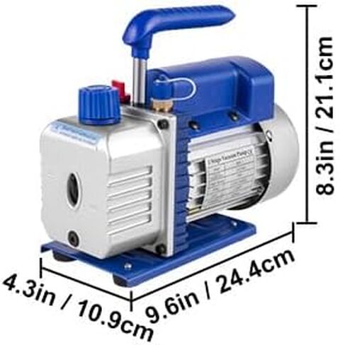 مضخة تكييف الهواء الفراغي 1.8-4.8CFM 1/4HP مضخة الهواء مع زيت مركب مضاد للتراجع 1440 دورة في الدقيقة لسيارة عاكس مركبة تكييف الهواء (3CFM 1/4HP) in Kuwait