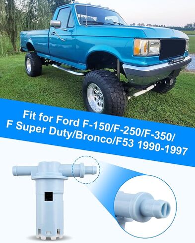 صمام بخار الوقود مناسب لـ F-150 F-250 F-350 F Super Duty Bronco F53 4.9L 5.0L 5.8L 7.5L 1990-1997 ، VAPS Replace E8UZ-9B593-A E8UZ9B593A in Kuwait
