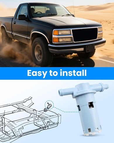 صمام بخار الوقود مناسب لـ F-150 F-250 F-350 F Super Duty Bronco F53 4.9L 5.0L 5.8L 7.5L 1990-1997 ، VAPS Replace E8UZ-9B593-A E8UZ9B593A in Kuwait