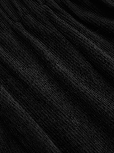 Cider Corduroy Mini Skirt مرنة الخصر A-Line Skirt Fashion's Fashion in Saudi Arabia