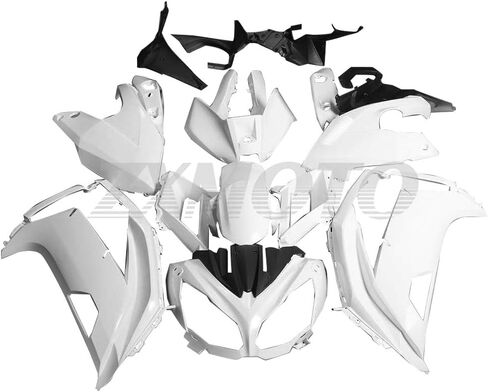 ZXMOTO Unpainted Motorcycle Fairings Kit for Kawasaki NINJA 650 2012 2013 2014 2015 2016 EX650 EX650A EX650E EX650F ABS Plastics Bodywork Fairings Set (Pieces/kit: 19) in Saudi Arabia