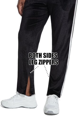 anotwener للرجال 2 قطعة مسارات Velor Sweatuits الرياضية Fit Velvet الزي في الركض in Kuwait