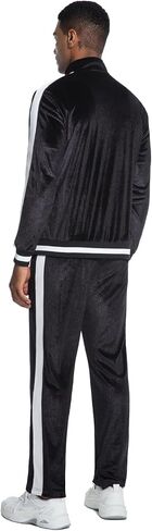 anotwener للرجال 2 قطعة مسارات Velor Sweatuits الرياضية Fit Velvet الزي في الركض in Kuwait