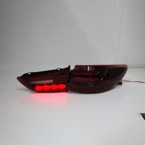 Cnswee6 1 Pair Rear Brake Stop Lamp Tail Light LED Dynamic ABS Red for Mazda 6 2014-2019 in Saudi Arabia