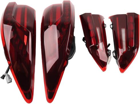 Cnswee6 1 Pair Rear Brake Stop Lamp Tail Light LED Dynamic ABS Red for Mazda 6 2014-2019 in Saudi Arabia