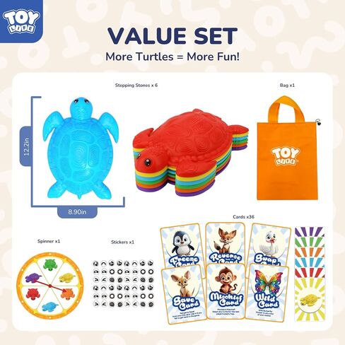 Stepping Stones for Kids 10 Pcs, Kids Outdoor Play Toys, Toddler Outdoor Toys, Balance Stepping Stones Game Outside Toys Kids Ages 4-8, Turtle Stepping Stones, Sensory Toys Kids 5-7, Playground Toys in Saudi Arabia