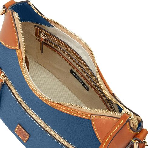 أكياس الكتف Dooney & Bourke للنساء ، حقيبة Hobo Leather Leather مع سحر in Kuwait