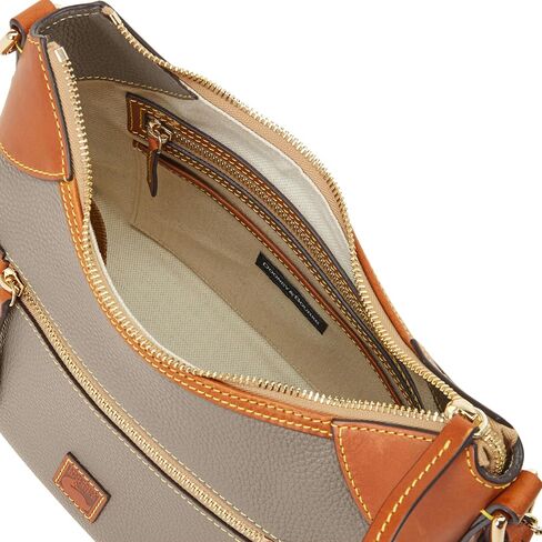 أكياس الكتف Dooney & Bourke للنساء ، حقيبة Hobo Leather Leather مع سحر in Saudi Arabia