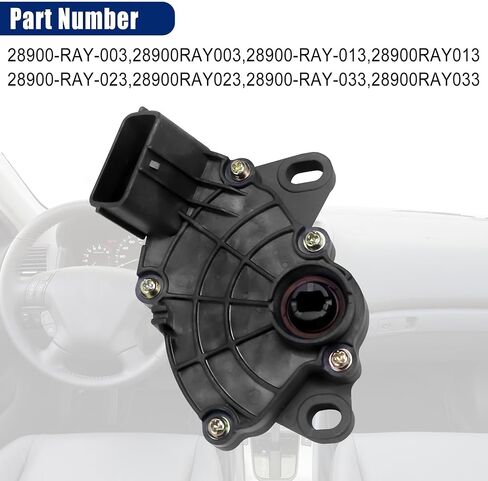 Position Sensor Transmission Neutral Safety Switch Compatible with Honda Pilot Accord 2003 2004 2005 2006 2007 Neutral Safety Switch Replace 28900RAY033 28900-RAY-003 28900-RAY-013 in Saudi Arabia