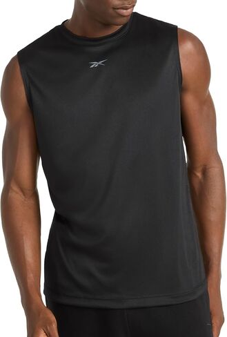 Reebok Mens ID Train Train Slicfeless Tech Crewneck Tank Top in Saudi Arabia