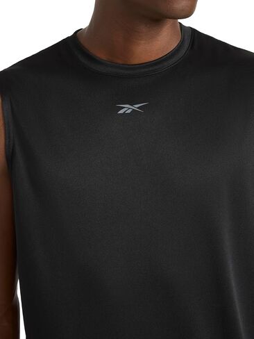 Reebok Mens ID Train Train Slicfeless Tech Crewneck Tank Top in Saudi Arabia
