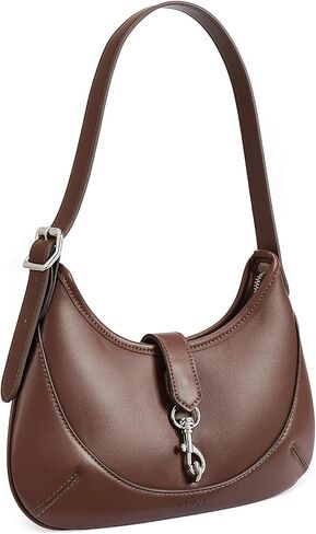 CLUCI Shoulder Bag for Women, Soft Vegan Leather Small Purses with Adjustable Strap, Stylish Hobo Handbags in Saudi Arabia