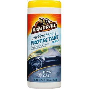 Armor All Car Interior Cleaner Proteals - Cleaning للسيارات والشاحنات والدراجات النارية ، سيارة جديدة ، 25 Count ، 78533 in Kuwait