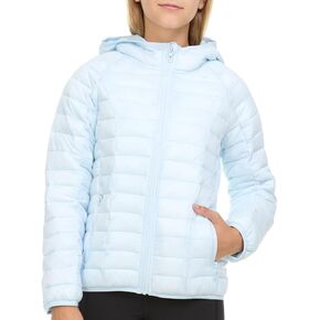 Spyder Girls Puffer Jacket with Hood Packable, Girls Winter Coats, Lightweight Ski Snow Outerwear in Saudi Arabia