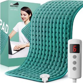 Electric Heating Pad – Alleviates Back, Neck & Shoulder Pain | Moist & Dry Heat Options | Auto Shut Off | Gifts for Women, Mom, Wife, Men and Parents – Mothers Day, Christmas and Everyday Use in Saudi Arabia