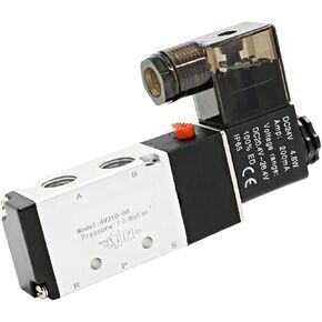 Pneumatic Electric Solenoid Valve 4V210-08 5 Way 2 Position Control Air Gas Magnetic Valve 12V 24V 220V Coil Volt(24V DC) in Kuwait