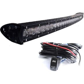 LED LID LIGHT BAR 25 INCH 120W صف واحد على الطريق على الطريق SPOT SPOT COMBO IP 67 WATROPROOT FOG أضواء القيادة LED إضاءة القوارب تبديل الأسلاك مجموعات الأسلاك in Kuwait