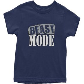 Beast Mode Training Gym Workout Youth T-Shirt, Soft Cotton, Graphic Tee in Saudi Arabia