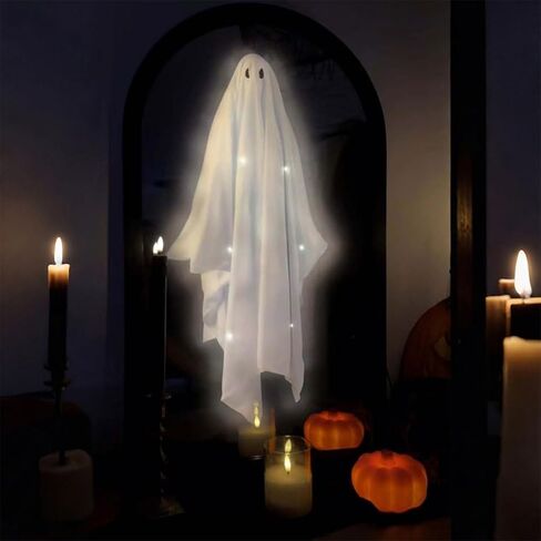 2025 الهالوين الهولوغرام الأشباح مرآة الهولوغرام ، أشباح مخيفة مخيفة مرآة هالوين ديكور داخلي ، مطبخ غرفة نوم وديكور الموقد in Saudi Arabia