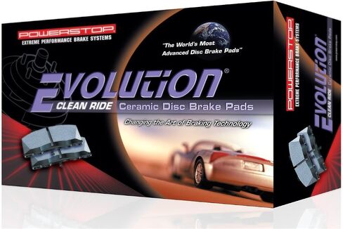 Power Stop 16-866 Z16 Evolution Front Ceramic Brake Pads For Chrysler 200 Sebring Dodge Avenger Caliber Stratus Jeep Compass Patriot Mitsubishi Eclipse Galant Lancer Outlander [Application Specific] in Saudi Arabia