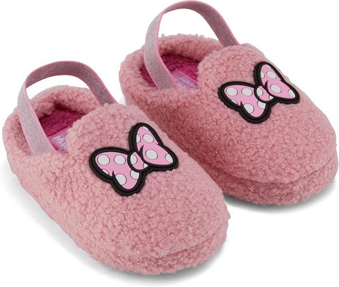 Slippers Disney Minnie Mouse Girls Slippers - Mickey Mouse ، Sittch و Pooh 3D Plush Slip on Soes in Saudi Arabia