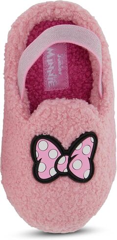 Slippers Disney Minnie Mouse Girls Slippers - Mickey Mouse ، Sittch و Pooh 3D Plush Slip on Soes in Saudi Arabia