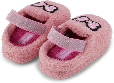 Slippers Disney Minnie Mouse Girls Slippers - Mickey Mouse ، Sittch و Pooh 3D Plush Slip on Soes in Saudi Arabia