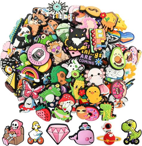 30-200PCS Cute Backpack Pins Bulk Random Different DIY Brooch Lapel Pins Aesthetic Set Cool Button Pin funny Pin for Girl Hat in Kuwait