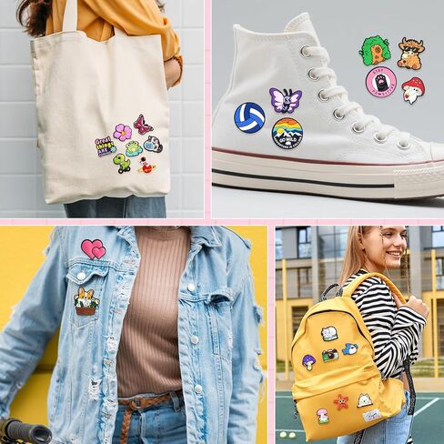 30-200PCS Cute Backpack Pins Bulk Random Different DIY Brooch Lapel Pins Aesthetic Set Cool Button Pin funny Pin for Girl Hat in Kuwait