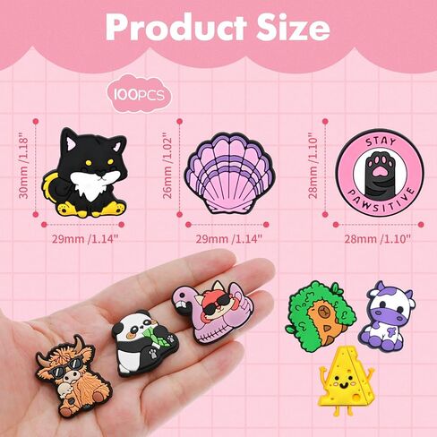 30-200PCS Cute Backpack Pins Bulk Random Different DIY Brooch Lapel Pins Aesthetic Set Cool Button Pin funny Pin for Girl Hat in Kuwait