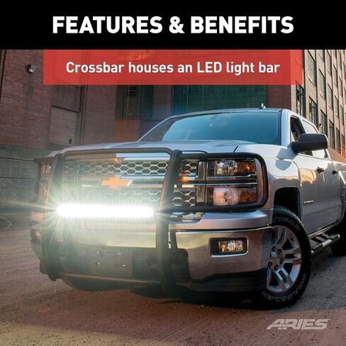 ARIES P3069 Pro Series Black Steel Grille Guard, No-Drill, Fits Select Ford Ranger in Saudi Arabia