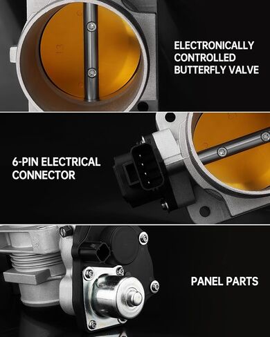 Oklpf Throttle Body متوافق مع Ford ، Mercury & Lincoln - Crown Victoria ، E -150 E250 E350 Super Duty ، Explorer ، F150 ، Taurus ، Mustang ، Grand Marquis MKT RESUP#3L5Z9E926AA in Saudi Arabia