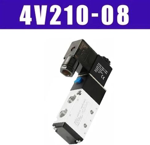 Pneumatic Electric Solenoid Valve 4V210-08 5 Way 2 Position Control Air Gas Magnetic Valve 12V 24V 220V Coil Volt(24V DC) in Kuwait