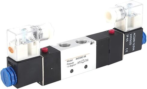 4V130C-06 4V230C-08 4V330C-10 4V430C-15 AIR ELECTOMAGNETIC VILVES 3 PASITION 5 WATE REAMATIC SLENOID VALVE (4V430C-15 ، DC12V) in Saudi Arabia