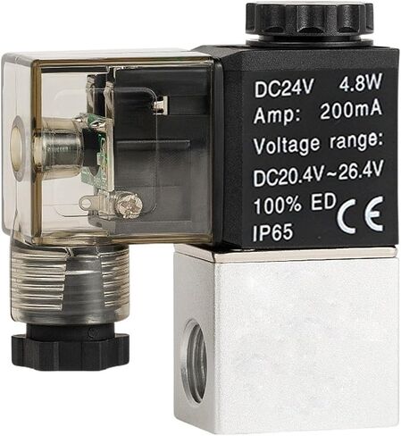 2V025-08 1/4 For Air Solenoid Valve Pneumatic Control Valves Normally Closed DC 12V 24V 220V 110V 2 Way 2 Position(AC220V) in Kuwait