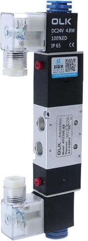 4V230C-08 Double headed Double control 5 Way 3 Position Power down hold Pneumatic directional Solenoid valve(AC24V) in Saudi Arabia