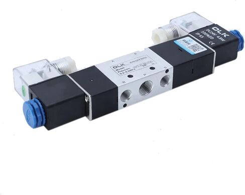 4V230C-08 Double headed Double control 5 Way 3 Position Power down hold Pneumatic directional Solenoid valve(AC24V) in Saudi Arabia