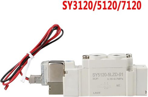 5 المنفذ 2 صمام الملف اللولبي SY3120 SY5120 SY7120-4LZD/5LZD/6LZD صمام الأتمتة التجريبي الداخلي العادي (SY7120-4LZD-02) in Saudi Arabia