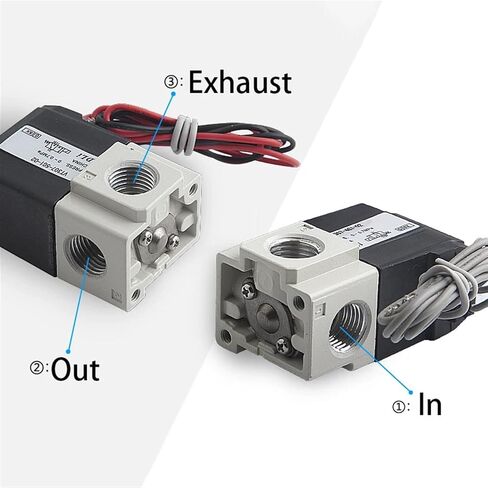 VT307 Series 3 Port Solenoid Valve Direct Operated Poppet Type VT307-5G1-01 Vacuum VT307V-5G1-01 valve(VT307V-3G1-02) in Saudi Arabia