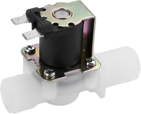 AC 110V 220V DC 12V 24V 1/2 "الكهربائية صمام الملف اللولبي مغلق بشكل طبيعي 4.8W 6W وحدة تحكم في ضغط الهواء 80 مم (AC220V 6W) in Saudi Arabia