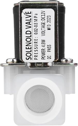 AC 110V 220V DC 12V 24V 1/2 "الكهربائية صمام الملف اللولبي مغلق بشكل طبيعي 4.8W 6W وحدة تحكم في ضغط الهواء 80 مم (AC220V 6W) in Saudi Arabia