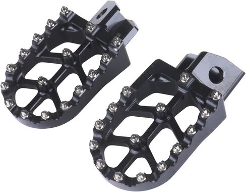 CNC Wider Foot Pegs Rest Pedal，Motorcycle Footpegs for TW 200 TW200 1987-2023 Dirt Bike (Green) in Saudi Arabia