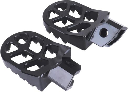 CNC Wider Foot Pegs Rest Pedal，Motorcycle Footpegs for TW 200 TW200 1987-2023 Dirt Bike (Green) in Saudi Arabia