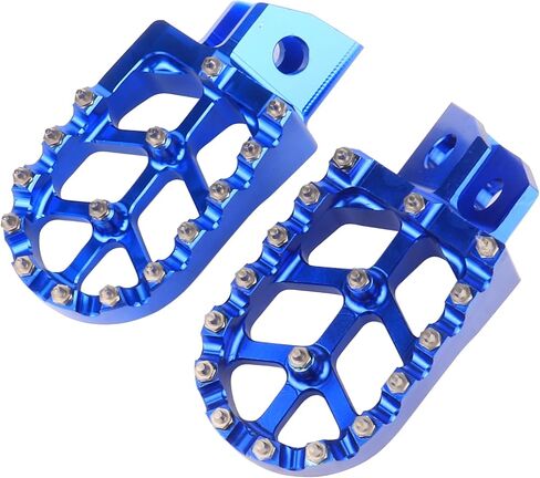 CNC Wider Foot Pegs Rest Pedal，Motorcycle Footpegs for TW 200 TW200 1987-2023 Dirt Bike (Green) in Saudi Arabia