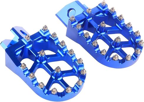 CNC Wider Foot Pegs Rest Pedal，Motorcycle Footpegs for TW 200 TW200 1987-2023 Dirt Bike (Green) in Saudi Arabia