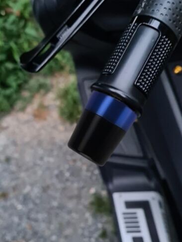Modeer Handlebar Bar نهايات MT03 MT07/FZ07 MT09/SP FZ09 MT10/SP MT125 MT25 دراجة نارية CNC مقبض المقبض ملحقات توازن التوازن (الأسود) in Saudi Arabia