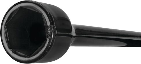 أداة الأداء W12 22-in 4-I-Way Lug Wick: يناسب 7/8 ، 15/16 ، 1 ، و 1-1/16 في المكسرات ، مصنوعة من الفولاذ المزور ، تصميم على شكل نجمة ، مسحوق مطلي ، SAE/Metric ، أسود in Saudi Arabia