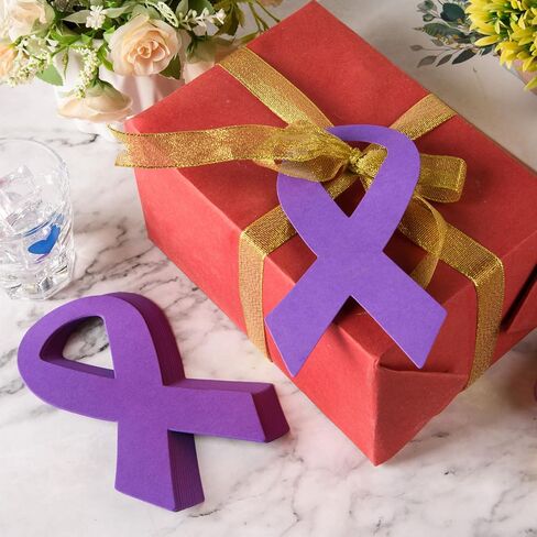 MixTeach 72 Pcs Pink Ribbon Awareness Cutouts Breast Cancer Awareness Paper Cutouts 6 Inch Ribbon Shape Die Cuts to Support and Care for Women Girls Group Awareness Events, Charity Public, Fundraisers in Saudi Arabia